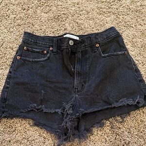 Abercrombie & Fitch Black Jean Shorts